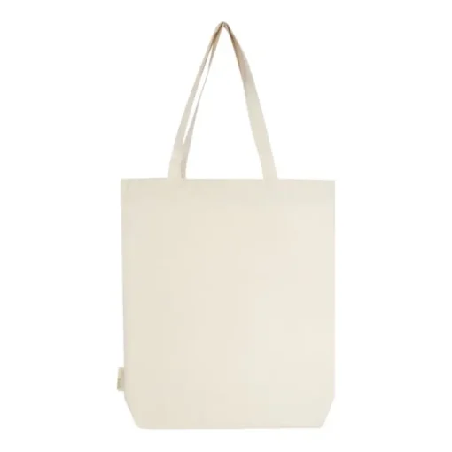 Gift Campaign Tote bag in cotone biologico certificato da 180 g/m² con manici lunghi> Shopper In Cotone Personalizzate