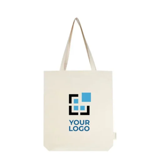 Gift Campaign Tote bag in cotone biologico certificato da 180 g/m² con manici lunghi> Shopper In Cotone Personalizzate