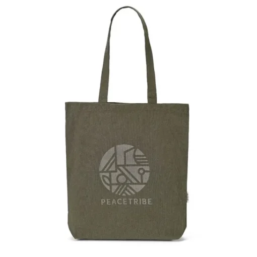Gift Campaign Tote bag in cotone riciclato ed rPET con manici lunghi 220 g/m2> Tote Bag Personalizzate|Shopper In Cotone Personalizzate