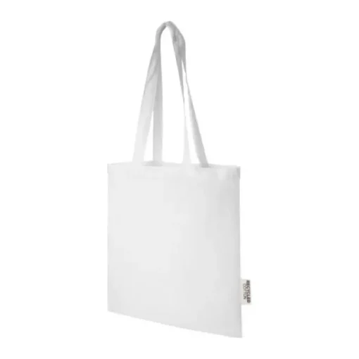 Gift Campaign Tote bag in cotone riciclato 140 g/m2 con manici lunghi 30 cm> Tote Bag Personalizzate|Shopper In Cotone Personalizzate