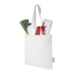 Gift Campaign Tote bag in cotone riciclato 140 g/m2 con manici lunghi 30 cm></noscript> Tote Bag Personalizzate|Shopper In Cotone Personalizzate