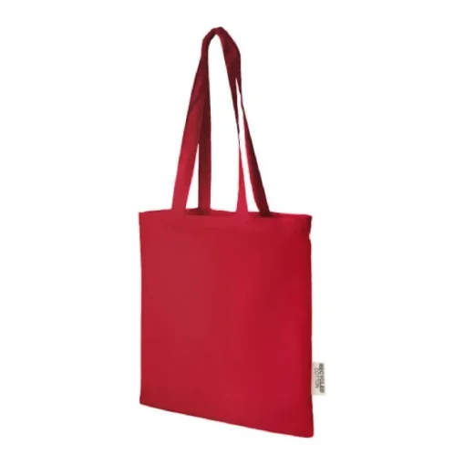 Gift Campaign Tote bag in cotone riciclato 140 g/m2 con manici lunghi 30 cm> Tote Bag Personalizzate|Shopper In Cotone Personalizzate