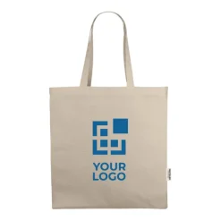 Gift Campaign Tote bag in cotone riciclato GRS da 220 g/m2 con manici da 30cm></noscript> Borse Per La Spesa|Shopper In Cotone Personalizzate