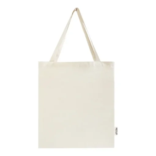 Gift Campaign Tote bag per la spesa con manici lunghi in cotone riciclato 140 g/m²> Shopper In Cotone Personalizzate