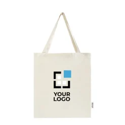 Gift Campaign Tote bag per la spesa con manici lunghi in cotone riciclato 140 g/m²></noscript> Shopper In Cotone Personalizzate