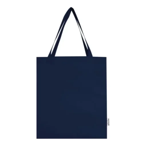 Gift Campaign Tote bag per la spesa con manici lunghi in cotone riciclato 140 g/m²> Shopper In Cotone Personalizzate