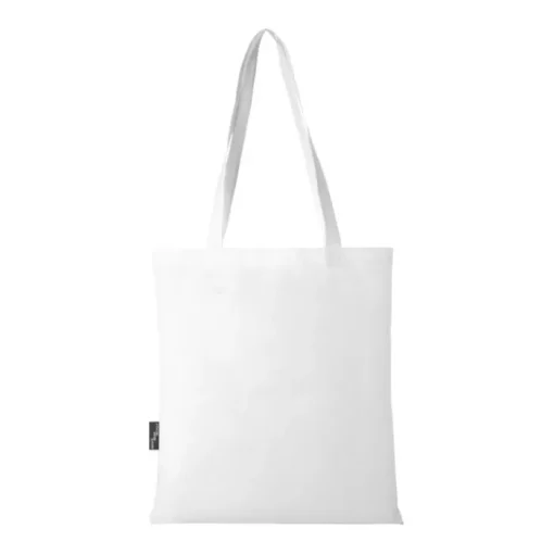 Gift Campaign Tote bag poliestere riciclato certificato da 80 g/m2 con manici lunghi> Borse Per La Spesa|Tote Bag Personalizzate