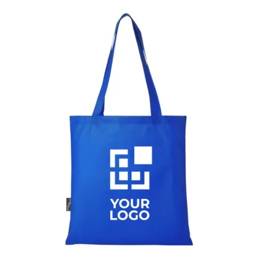 Gift Campaign Tote bag poliestere riciclato certificato da 80 g/m2 con manici lunghi> Borse Per La Spesa|Tote Bag Personalizzate