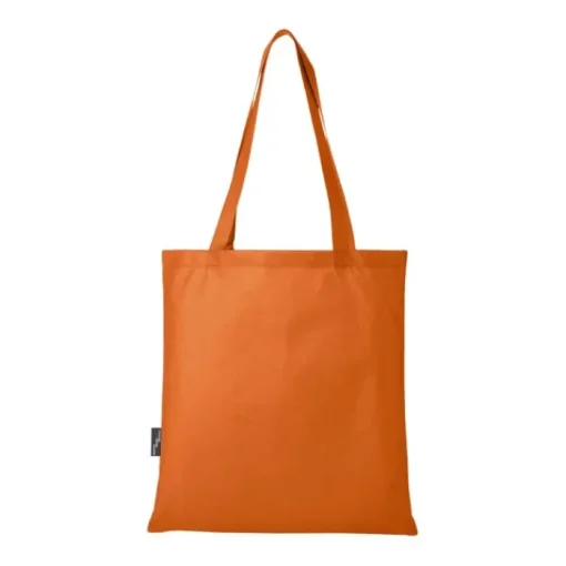Gift Campaign Tote bag poliestere riciclato certificato da 80 g/m2 con manici lunghi> Borse Per La Spesa|Tote Bag Personalizzate