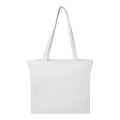 Gift Campaign Tote bag XL con cerniera e tasca in cotone riciclato da 500 g/m2><noscript><img width=