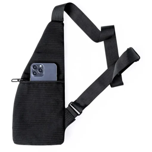 Gift Campaign Tracolla con molteplici tasche organizzative in poliestere 300D> Borse Da Viaggio