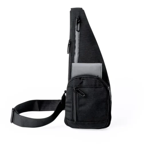 Gift Campaign Tracolla con molteplici tasche organizzative in poliestere 300D> Borse Da Viaggio