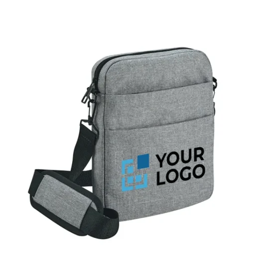 Gift Campaign Tracolle personalizzate scomparto tablet 9,7'' tasca anteriore Greyline> Borse Da Viaggio