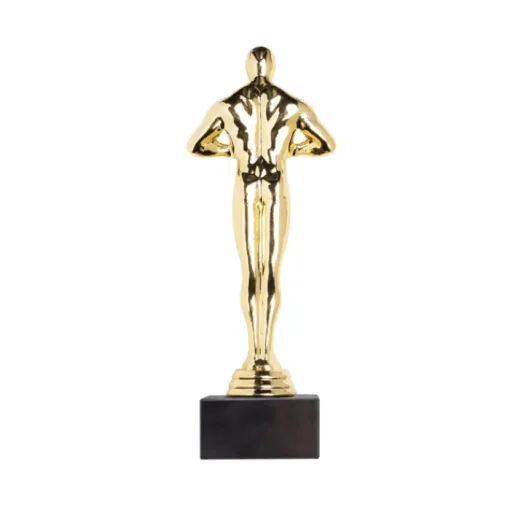 Gift Campaign Trofeo a forma di statuetta dorata ideale per premi e riconoscimenti> Medaglie E Trofei