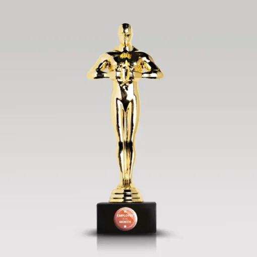 Gift Campaign Trofeo a forma di statuetta dorata ideale per premi e riconoscimenti> Medaglie E Trofei
