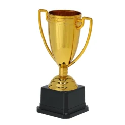 Gift Campaign Trofeo dorato con 2 manici laterali su base nera> Medaglie E Trofei