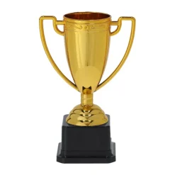 Gift Campaign Trofeo dorato con 2 manici laterali su base nera> Medaglie E Trofei