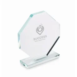 Gift Campaign Trofeo in vetro a forma di ottagono con base rettangolare coordinata></noscript> Medaglie E Trofei|Gadget Per Eventi Sportivi