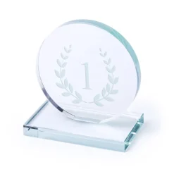 Gift Campaign Trofeo in vetro rotondo base quadrata in scatola regalo Round Winner></noscript> Medaglie E Trofei|Gadget Per Eventi Sportivi