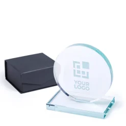 Gift Campaign Trofeo in vetro rotondo base quadrata in scatola regalo Round Winner></noscript> Medaglie E Trofei|Gadget Per Eventi Sportivi