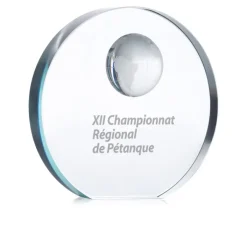 Gift Campaign Trofeo promozionale incisione con dettaglio mappamondo Tierra Mundial></noscript> Medaglie E Trofei