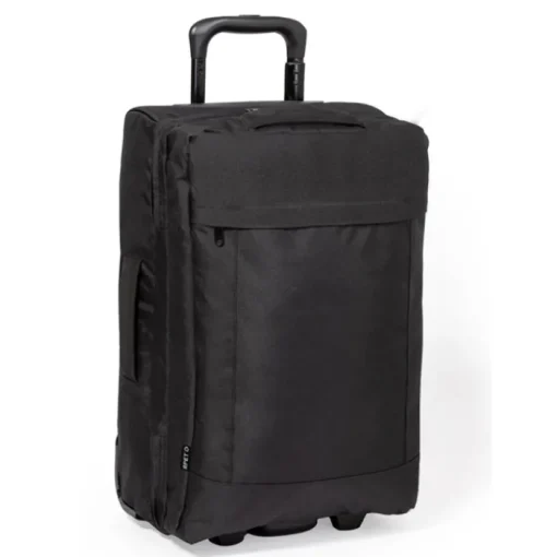 Gift Campaign Trolley a due ruote con base rigida realizzato in poliestere 600D RPET> Valigie E Trolley