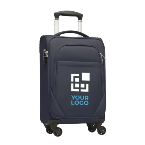 Gift Campaign Trolley personalizzati in poliestere RPET con lucchetto e 4 ruote Voyage> Valigie E Trolley