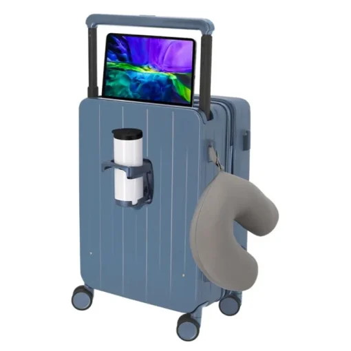 Gift Campaign Trolley rigido con portabicchieri e supporto per tablet> Valigie E Trolley