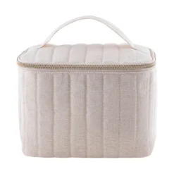 Gift Campaign Trousse con cerniera dorata in cotone riciclato e poliestere 180 g/m2> Beauty Case Personalizzati