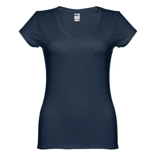 Gift Campaign T-shirt aderente da donna con scollo a V in cotone 150 g/m2 HC Athens> Magliette Personalizzate
