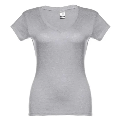 Gift Campaign T-shirt aderente da donna con scollo a V in cotone 150 g/m2 HC Athens> Magliette Personalizzate