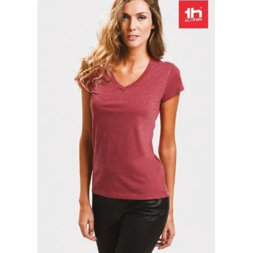 Gift Campaign T-shirt aderente da donna con scollo a V in cotone 150 g/m2 HC Athens> Magliette Personalizzate