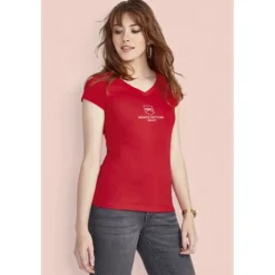 Gift Campaign T-shirt aderente da donna con scollo a V cotone 150g/m2 SOL'S Moon></noscript> Magliette Personalizzate