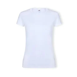 Gift Campaign T-shirt bianca da donna in cotone ring-spun 140g/m2 Fruit Of The Loom> Magliette Personalizzate