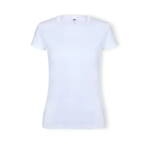 Gift Campaign T-shirt bianca da donna in cotone ring-spun 140g/m2 Fruit Of The Loom> Magliette Personalizzate