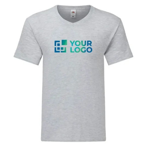 Gift Campaign T-shirt con scollo a V in cotone pettinato da 140g/m2 Fruit of the Loom> Magliette Personalizzate