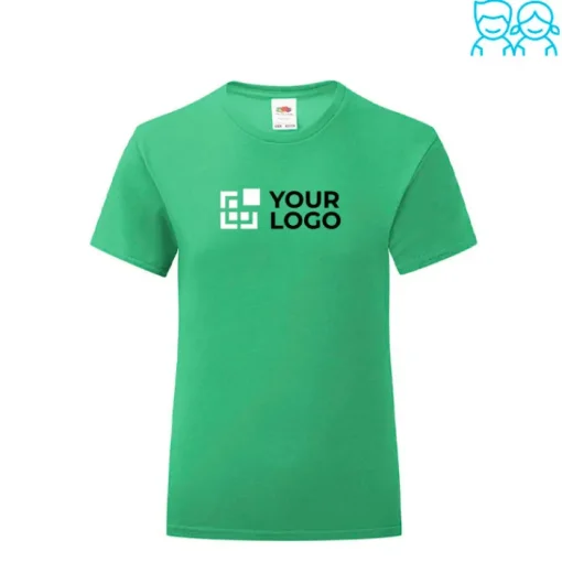 Gift Campaign T-shirt da bambina in cotone pettinato da 140g/m2 Fruit of the Loom> Magliette Personalizzate