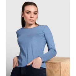 Gift Campaign T-shirt da donna a manica lunga in cotone 160 g/m2 Roly Direct Extreme><noscript><img width=