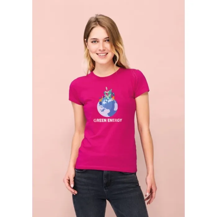 Gift Campaign T-shirt da donna dal taglio aderente in cotone 150g/m2 SOL'S Miss> Magliette Personalizzate
