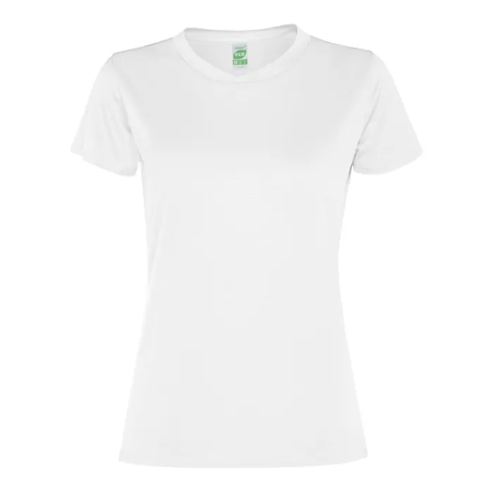 Gift Campaign T-shirt da donna in poliestere riciclato 100 g/m2 Roly Direct Slam> Magliette Personalizzate