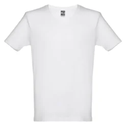 Gift Campaign T-shirt scollo a V taglio regolare in jersey cotone 150g/m2 THC Athens> Magliette Personalizzate