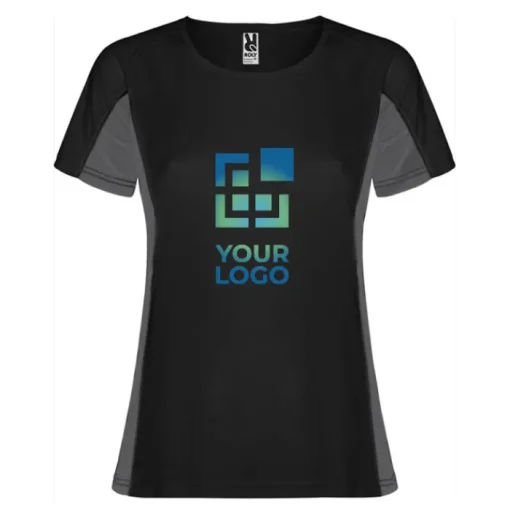 Gift Campaign T-shirt sportiva bicolore da donna in poliestere 140 g/m² Roly> Magliette Tecniche