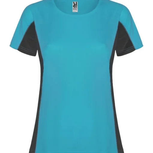 Gift Campaign T-shirt sportiva bicolore da donna in poliestere 140 g/m² Roly> Magliette Tecniche