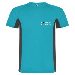 Gift Campaign T-shirt sportiva bicolore da uomo in poliestere 140 g/m² Roly></noscript> Magliette Tecniche