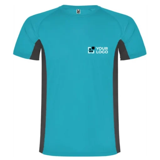 Gift Campaign T-shirt sportiva bicolore da uomo in poliestere 140 g/m² Roly> Magliette Tecniche