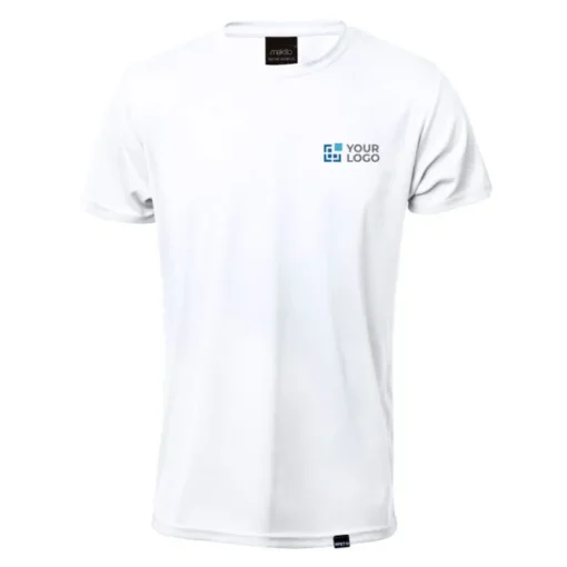 Gift Campaign T-shirt sportiva per adulti in RPET traspirante 135g/m2 MKT Markus> Gadget Ecologici|Gadget Palestra