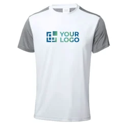 Gift Campaign Tshirt tecnica bianca con maniche grigie poliestere 135g/m2 MKT Troser></noscript> Gadget Palestra|Magliette Tecniche