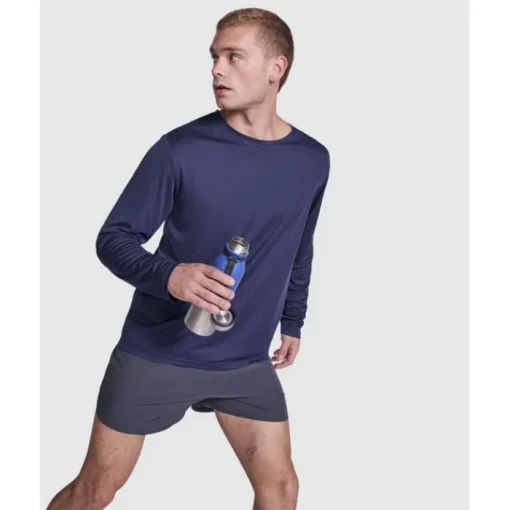 Gift Campaign T-shirt tecnica lunga in poliestere 125 g/m2 Roly Direct Estoril L/S> Magliette Tecniche
