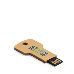 Gift Campaign USB a forma di chiava ecologica con logo USB Eco></noscript> Chiavette Usb Ecologiche