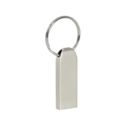 Gift Campaign USB personalizzabile sottile in metallo con portachiavi Keyring> Chiavette Usb Di Metallo